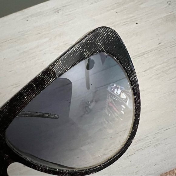 Laura Biagiotti Vintage 80s Oversized Browband Italian Sunglasses with Case main image 2